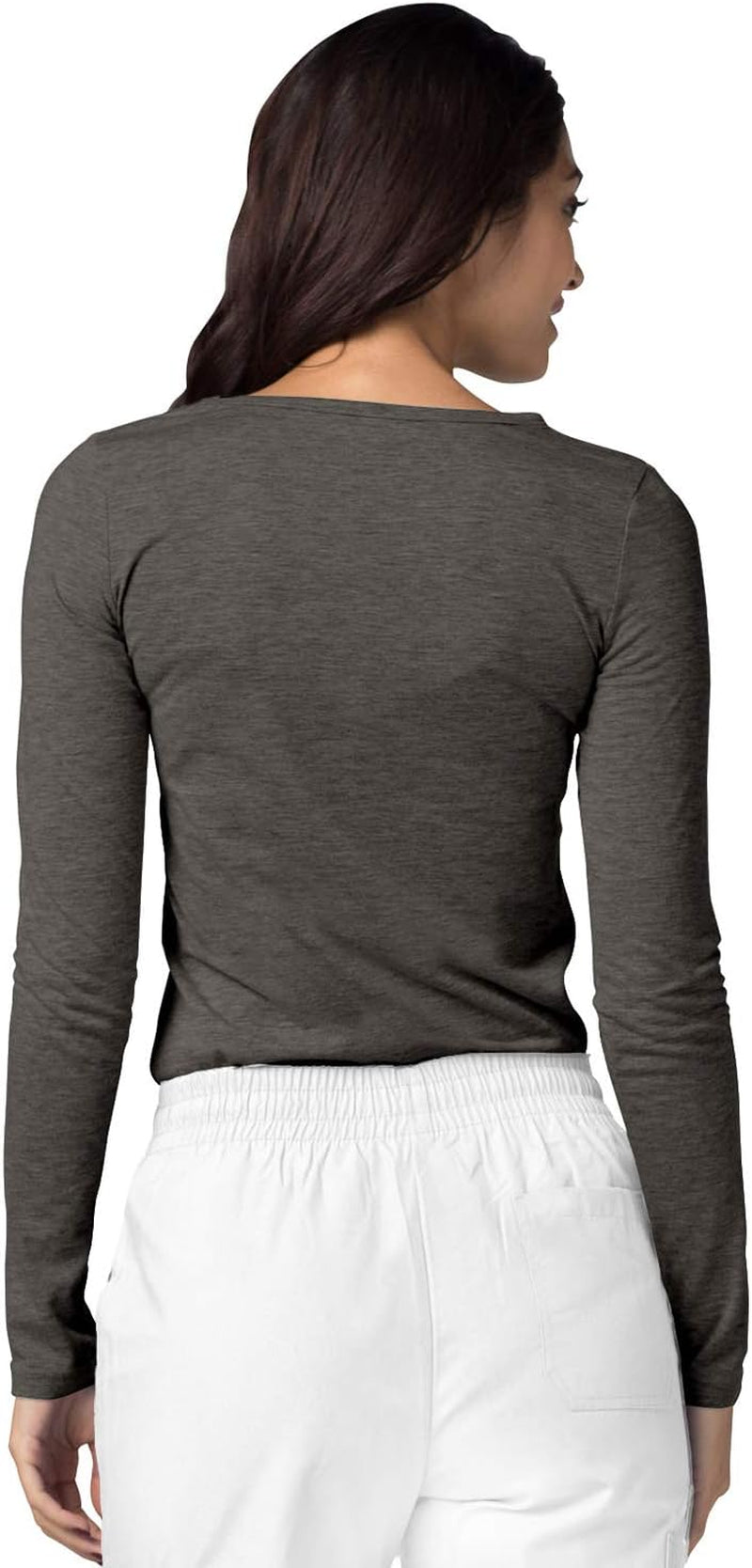 Adar Women 2 Pack Long Sleeve Underscrub Comfort Tee